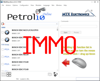 MTX Petrol10 Immobiliser Software