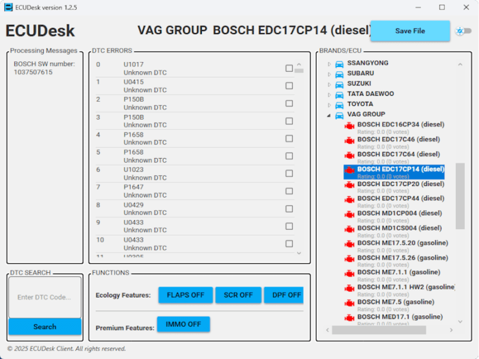 ECUDesk